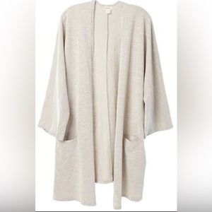 Ribbed Sweater Coat Coatigan